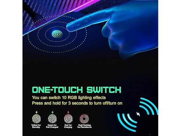 GIM 15W RGB Gaming Mouse Pad