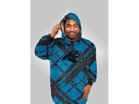 NFL Sherpa Flannel Hoodie Blanket - Choose Team