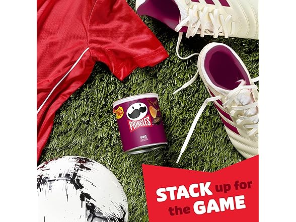 Pringles Potato Crisps Chips, BBQ 1.4 oz Can