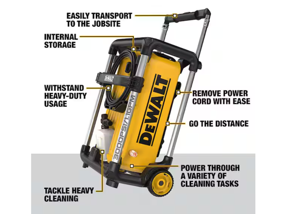 DEWALT DWPW3000 3000 PSI Pressure Washer