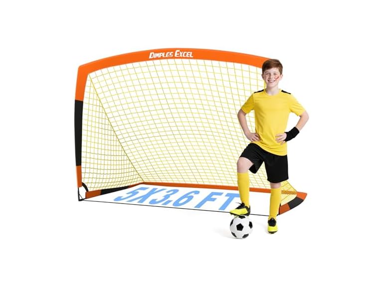 Dimples Soccer Goals Kids 5x3.6 FT (36"D x 48"W x 36"H)