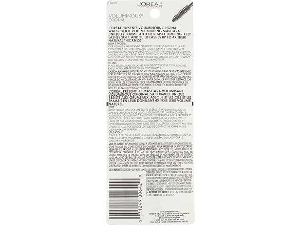 LOreal Paris Paris Voluminous Waterproof Black