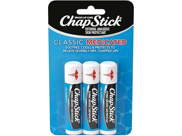 ChapStick Classic Medicated Lip Balm & Skin Protectant