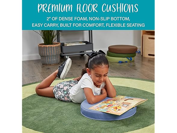 15 inch Round Classroom Floor Cushions