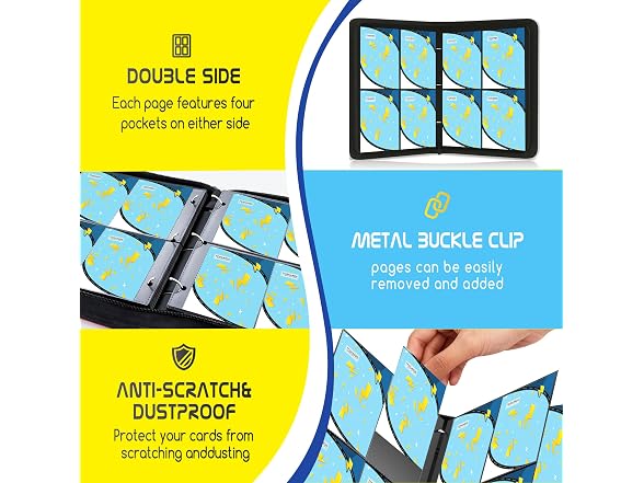400-Pocket Trading Card Binder