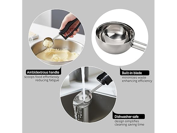 Restaurantware Ice Cream Scoop