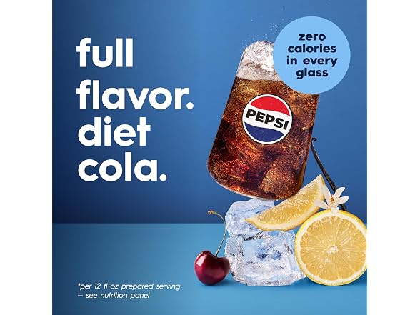 4PK SodaStream Diet Pepsi Drink Mix