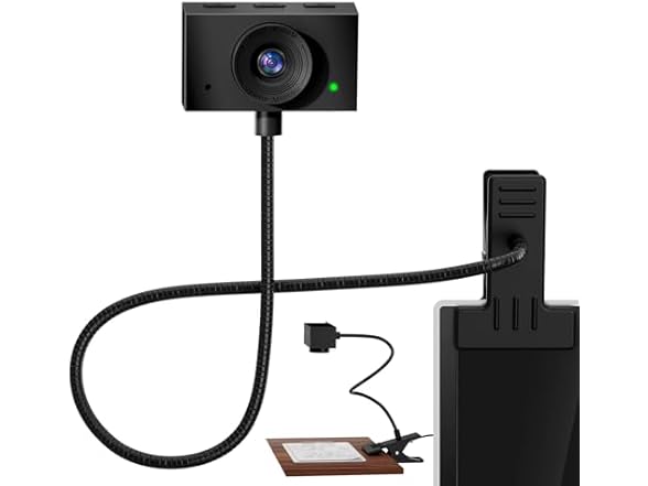 Eye Contact Webcam with Microphone for PC