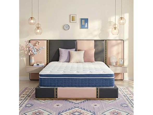 CorePillow King 12" Medium Firm Hybrid Mattress