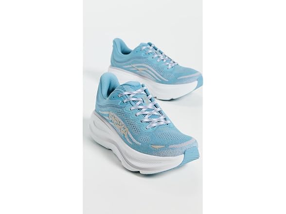 Hoka Women's Bondi 9 Raindrop/Ash Grey 8