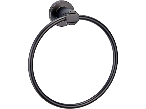 Design House Eastport 4-Piece Bath Accessory Set, Matte Black