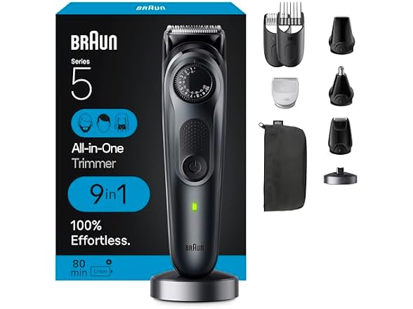 Braun All in One Shaving Kit 9 in 1