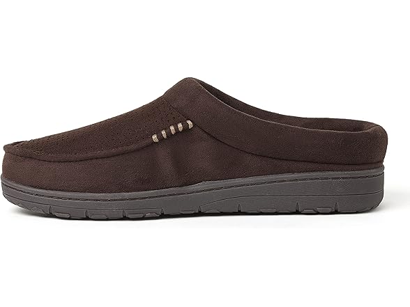 Dearfoams Mens Memory Foam Slippers