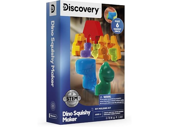 Discovery Dino Squishy Making Kit