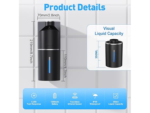 Fantictas Store AS127 Automatic Soap Dispenser - Gallery 3