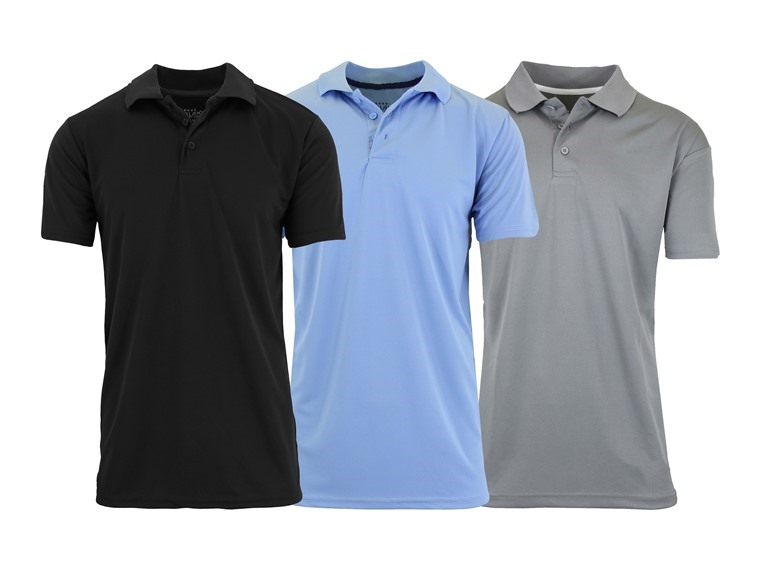 3Pk Mens S/S Performance Polo