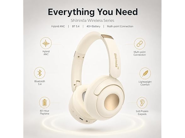 Shilrinda Noise Cancelling Headphones - Gallery 8