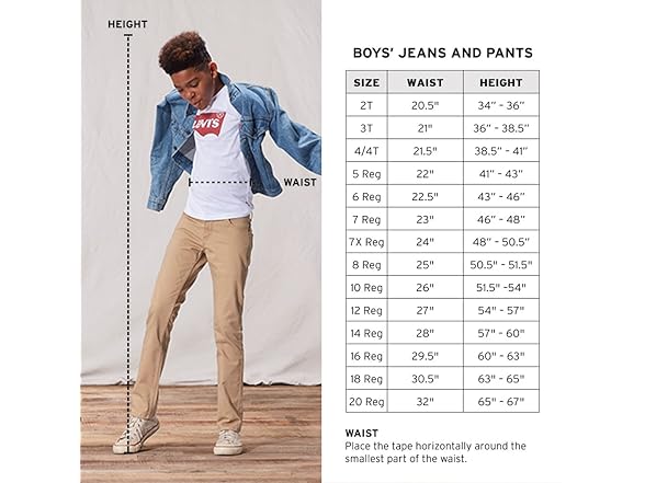 Levis Boys 511 Slim Brushed Pants (18)