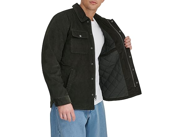 Levis Mens Corduroy Shirt Jacket