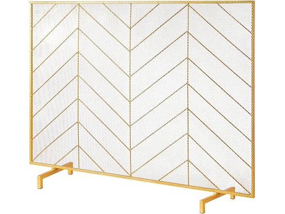 VEVOR Fireplace Screen Single Panel