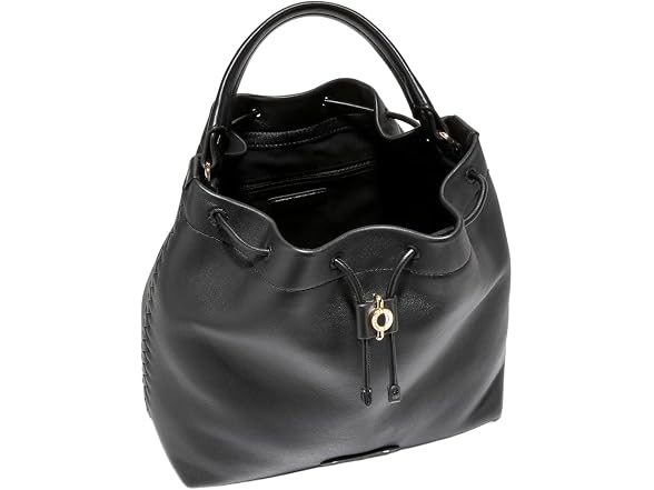 Cole Haan Isabella Bucket Crossbody Bag, Black