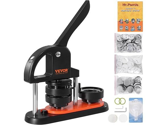Button Maker Machine, 2.28 inch/58mm Pin Maker