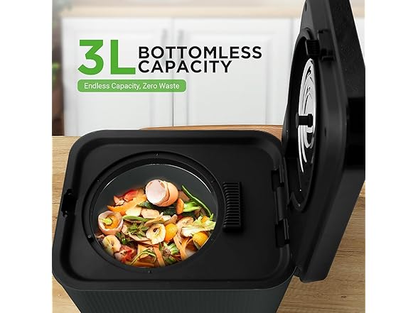 Nutrichef 3L Electric Kitchen Composter