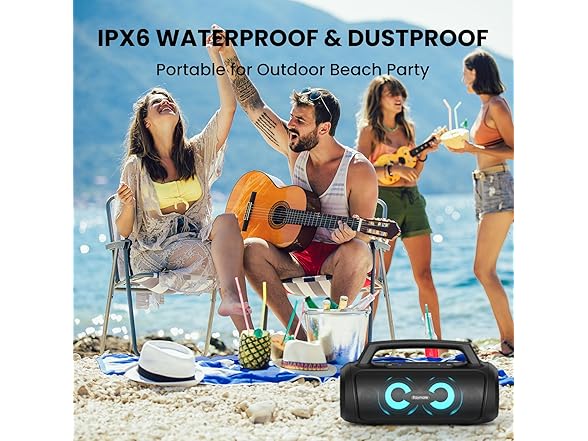 Raymate Bluetooth Speakers, Portable Wireless Speaker with 1 (Open Box)