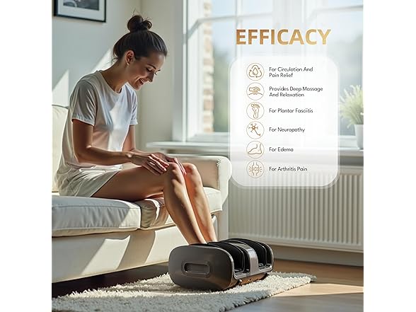 Shiatsu Foot Massager w/ Heat Therapy