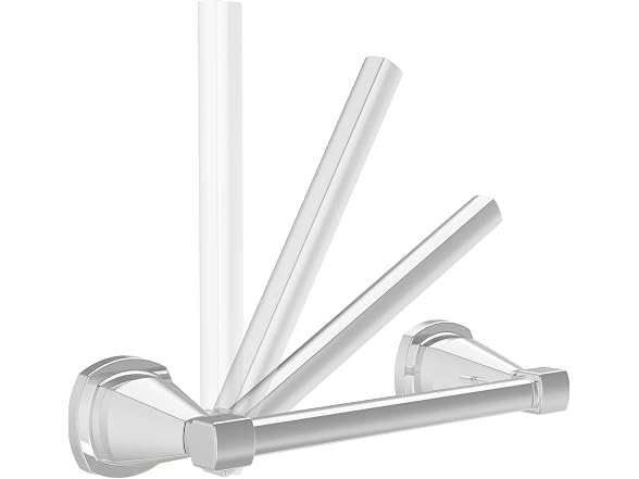 Delta Pivoting Toilet Paper Holder | Polished Chrome