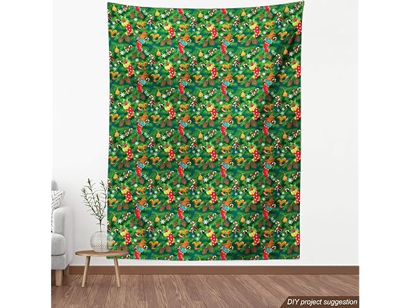 Ambesonne Christmas Fabric by The Yard