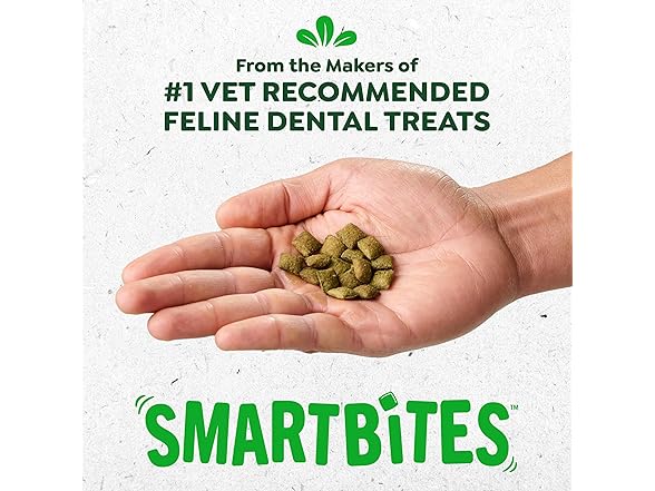Greenies Cat Treats, Feline Smartbites, 2.1 oz