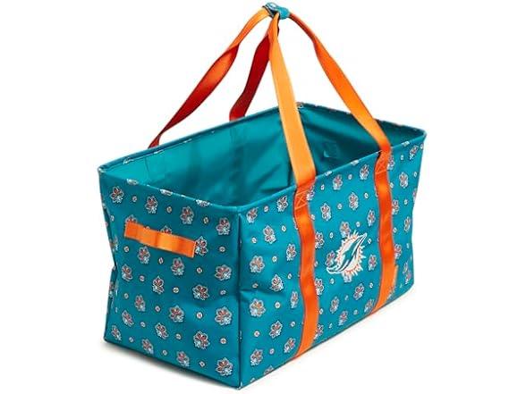 DOLPHINS Vera Bradley Womens Recycled NFL Car Tote