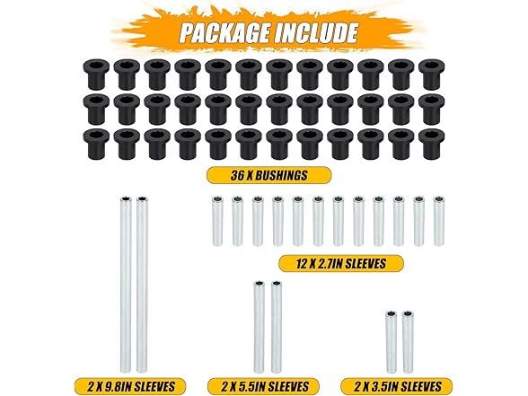 RANSOTO A Arm Control Arm Bushing Kit