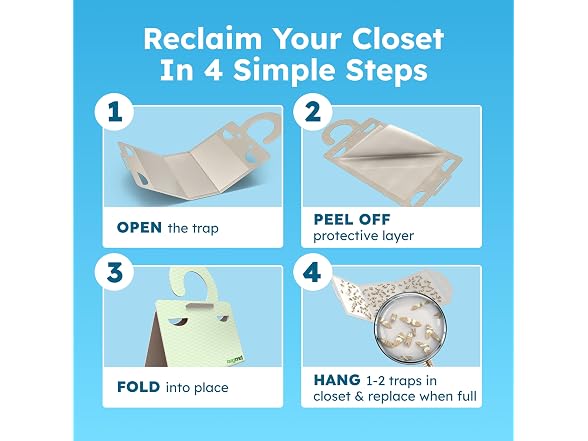 BugMD Moth Traps with Sticky Glue, 6 Count