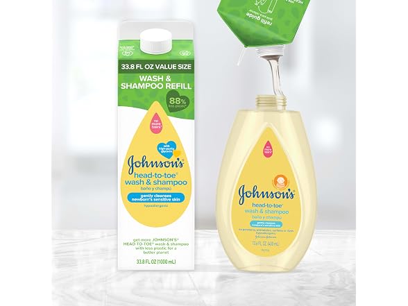 Johnson s Baby Head Toe Gentle Baby Body Wash and