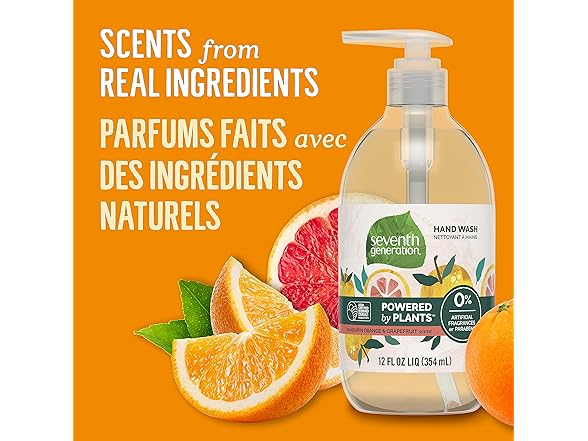 Seventh Generation Citrus Wash 12oz