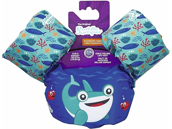 Bestway Puddle Jumper Child Deluxe Life Vest - Whale Shark