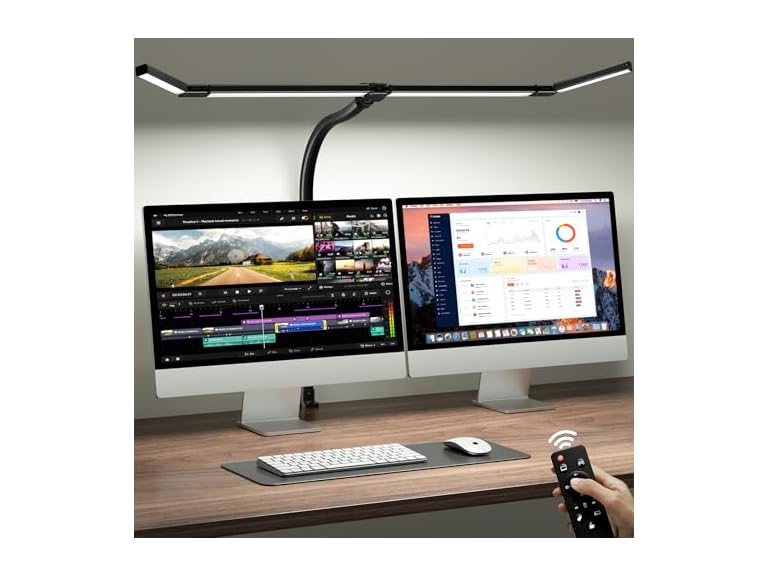ONEMIX 42" LED Desk Lamp with Clamp
