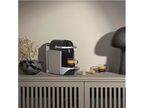 Nespresso Pixie Original Espresso Machine by Breville, Titan