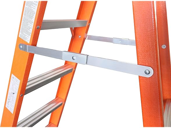 Simpli-Magic 6-Foot Fiberglass Step Ladder, 250lb