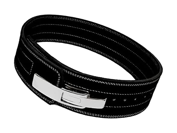 Gym Training Belt 10MM Leather Weight Lifting Belt - Power Lever Pro Belt For Gym Training & Squats Power Lifting Belt