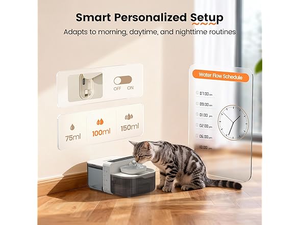 3.5L Small Cat/Dog Water Fountain