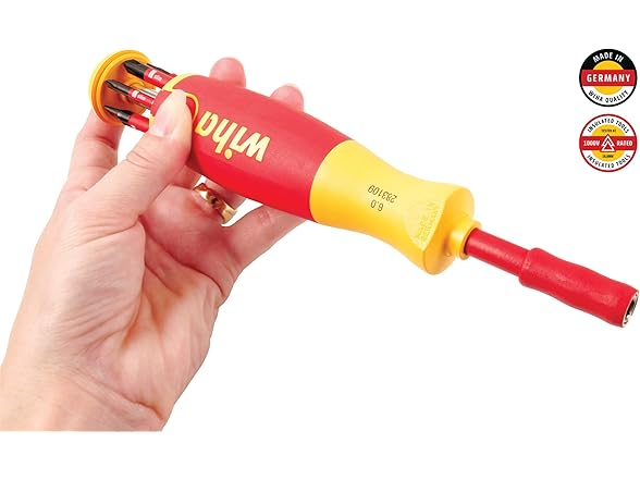 Wiha 28394 Insulated Slimline Driver Blade Set 7pc