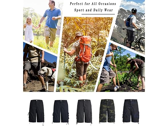 LeeHanTon Men (38) Cargo Shorts