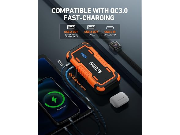 AstroAI P10 5000A Jump Starter Orange