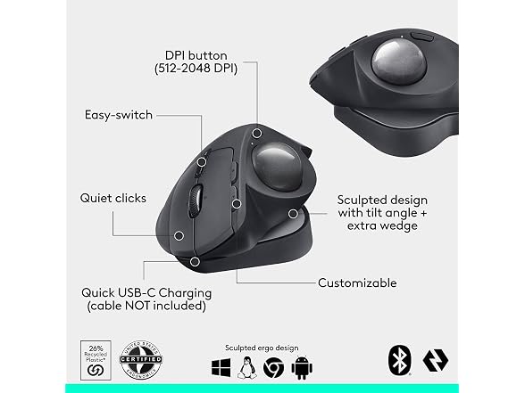 LOGITECH MX Ergo S Plus Wireless