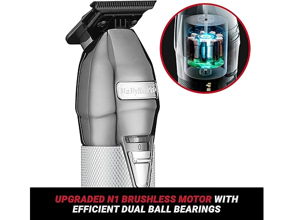 BaBylissPro SilverFX+ All-Metal Lithium Hair Trimmer