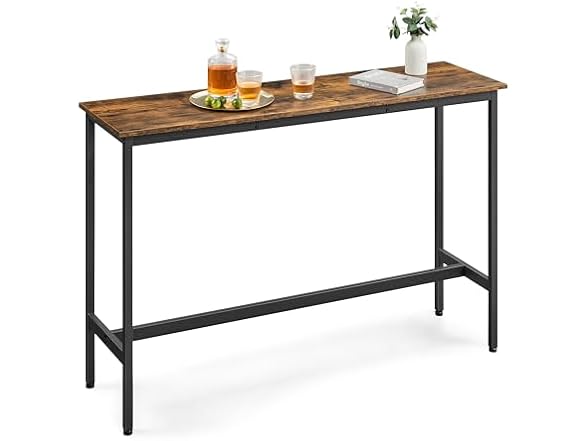 VASAGLE Bar Height Narrow Dining Table