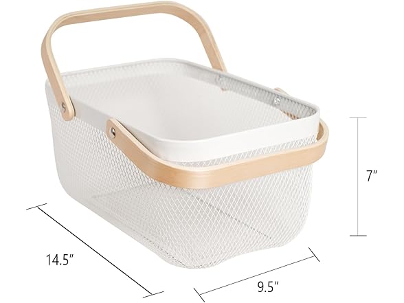 Metal Mesh Steel Harvest Basket